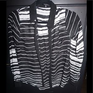 Transparent button down